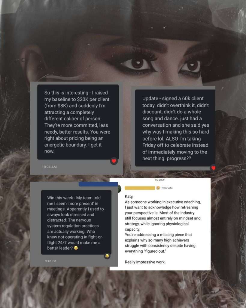 Testimonials: Capacity Diagnosis | Magnetic Method | The Wealthy Body | The Empire Engine // Command Attention. Convert Premium Buyers. Scale Sustainably.